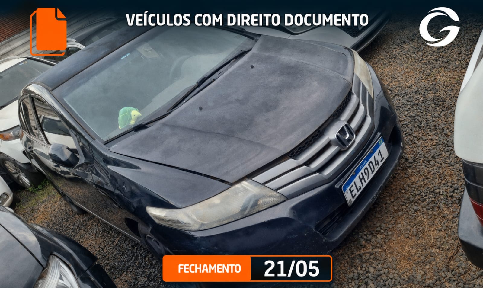 Banner do leilão